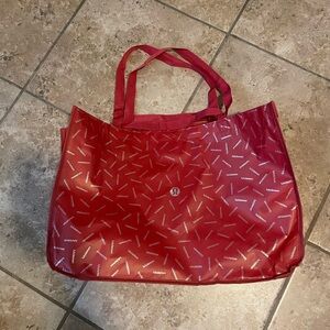 lululemon athletica Cherry Red Tote